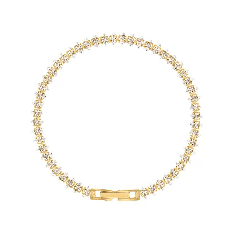 Pulsera Tenis Marquise Vionelle | Oro