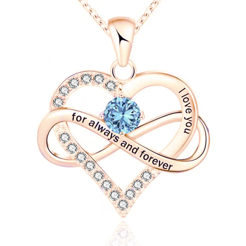 Collar Para Siempre con Piedra Natal