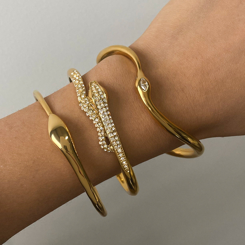 Juego de Pulseras Cassian Veyne | Oro