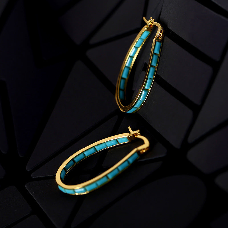 Arracadas Borde Caspian | Oro