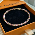 Pulsera de Tenis Peonía Spark | Oro