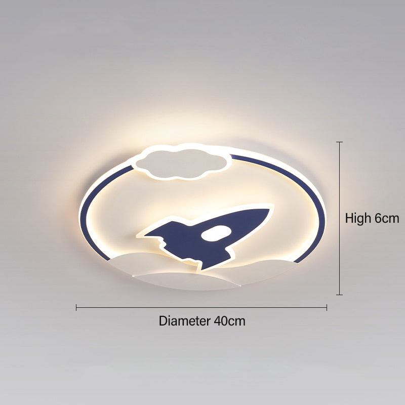 אלפו - מנורת תקרה חלל לתאורת ילדים