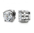 Aretes Destinee | Oro blanco