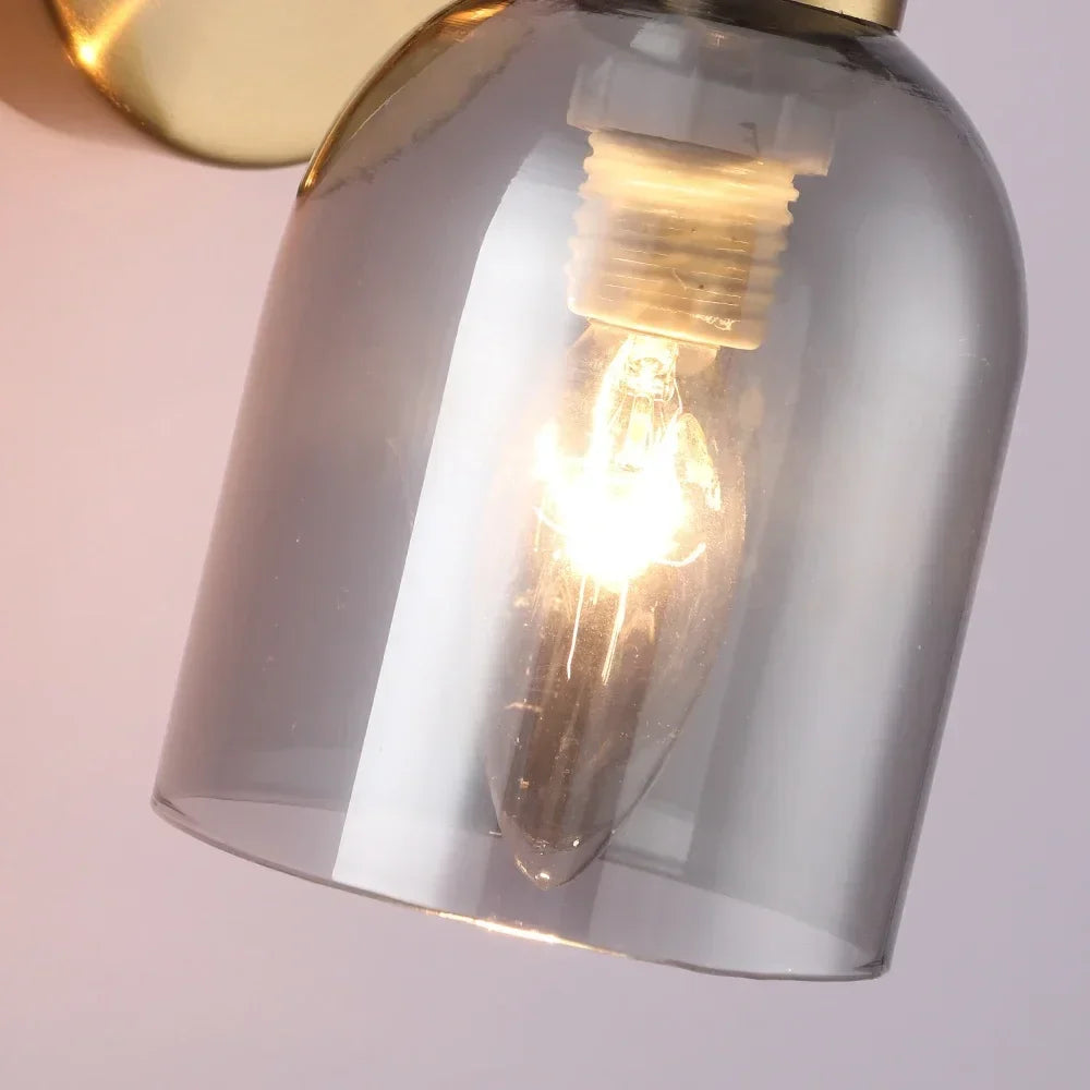 אילין – מנורת קיר נורדית מודרנית זכוכית