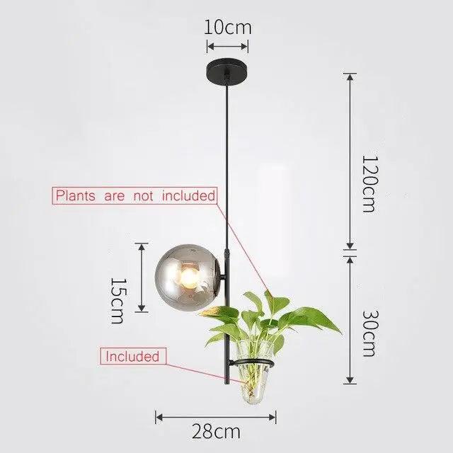 טורה - מנורת תלויה עם עציצים