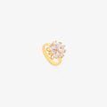 Anillo Giratorio Flora con Acentos | Oro