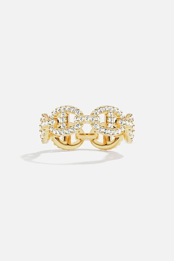 Anillo Isla Marina | Oro blanco