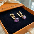 Aretes Zephira Crownlight | Oro rosa