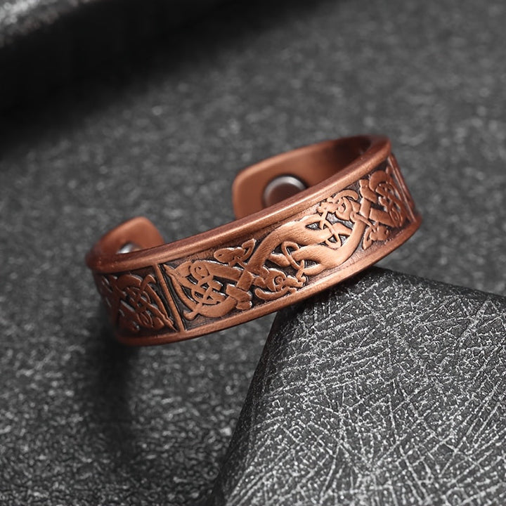 Anillo Saoirse Cresta de Cobre