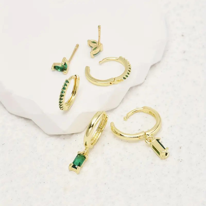 Juego de Aretes Fiorenza Viridelle | Oro