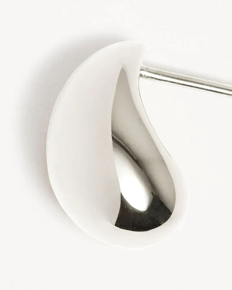 Aretes Mato de Gota | Oro blanco