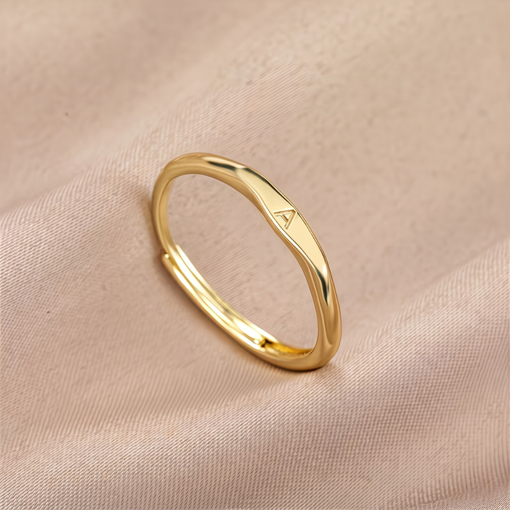 Anillo con Inicial Elara | Oro