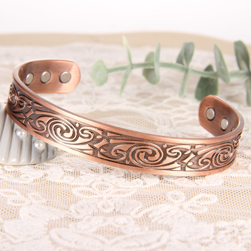 Pulsera Mystic con Volutas de Cobre