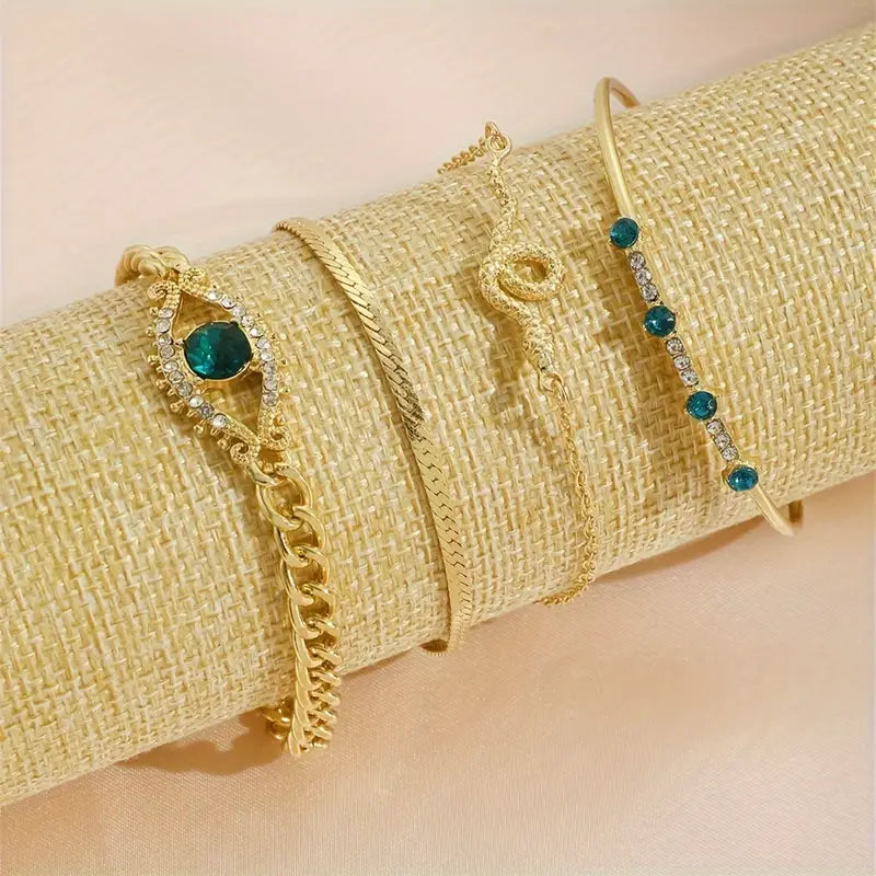 Juego de Pulseras Serpina Veyra | Oro