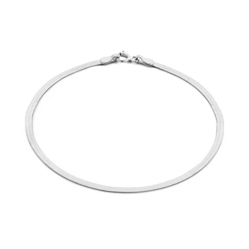 Pulsera Soleil Serpiente | Oro blanco