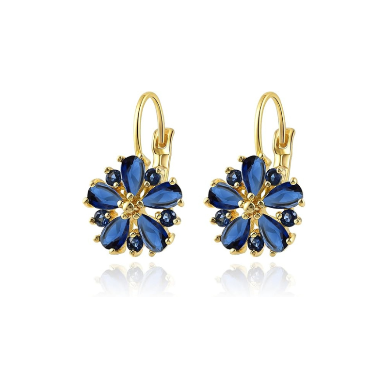 Aretes Flor Calina | Oro