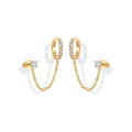 Aretes Cadena Adella | Oro
