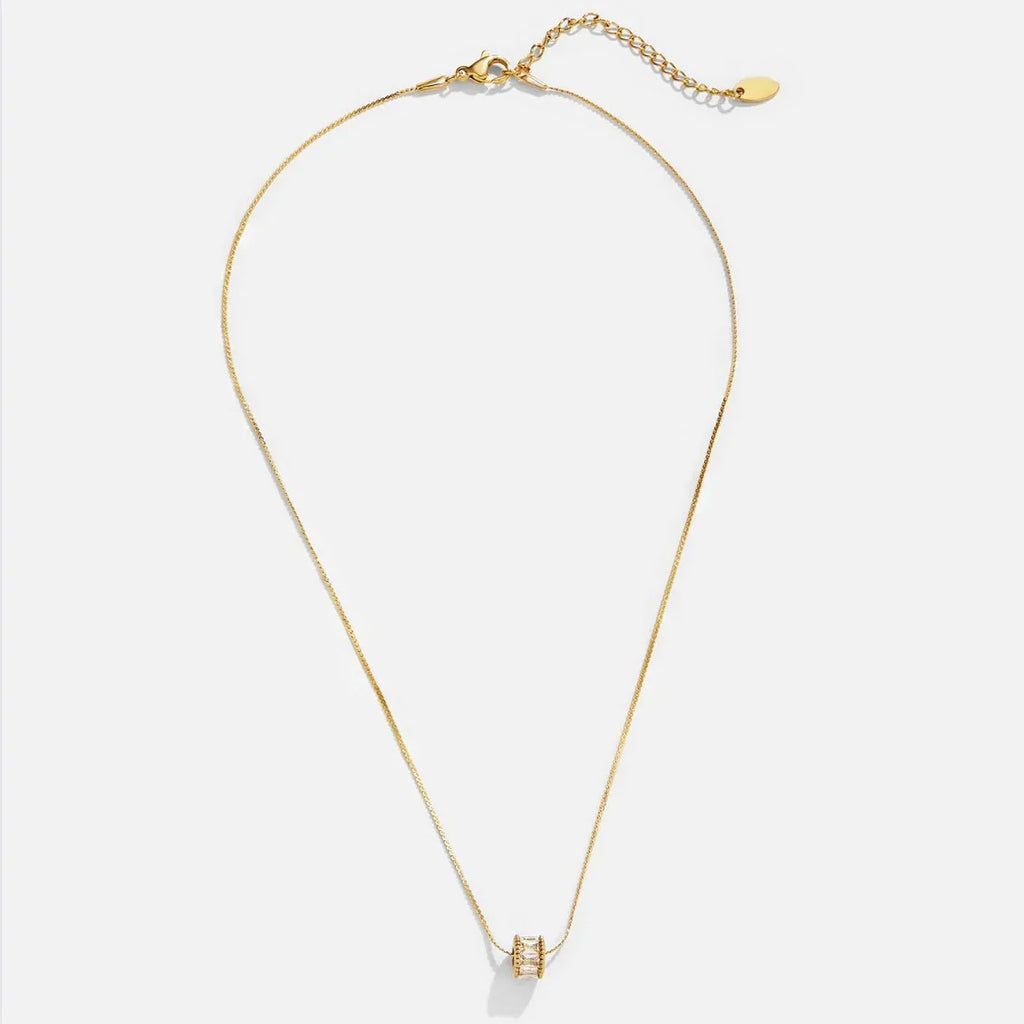 Collar Elyna de Barril Pulido | Oro