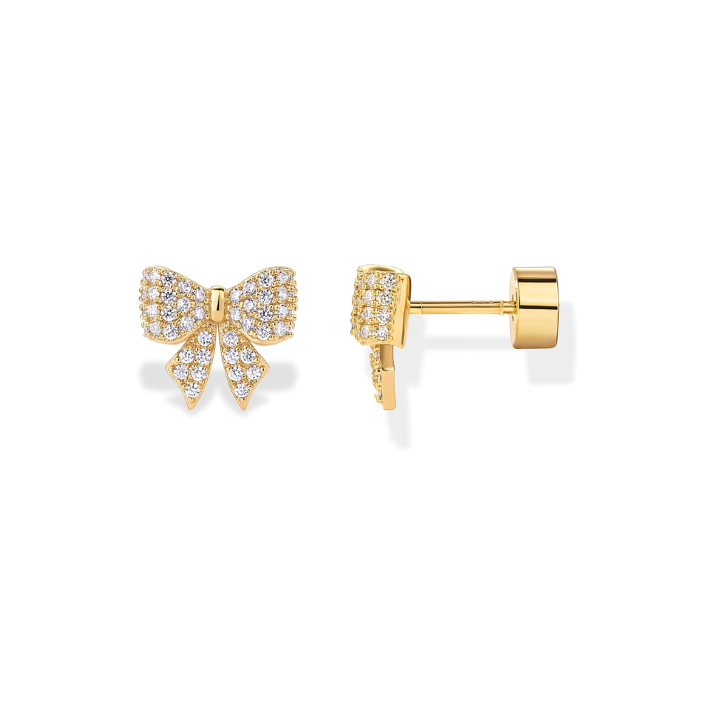 Aretes Moño | Oro