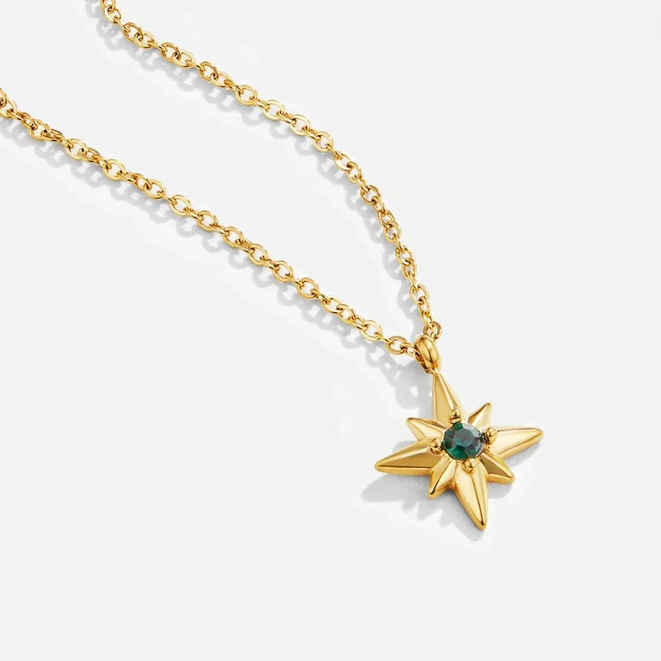 Collar Celestial Estelle con Gema | Oro