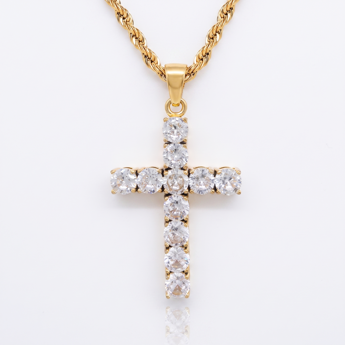 Collar con dije Cruz | Oro