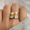 Anillo Lazo Silvergold | Oro mixto