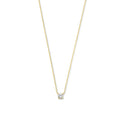 Collar Cléa con Piedra Moissanita | Oro