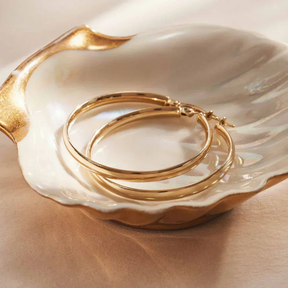 Aretes Noa Serane | Oro blanco