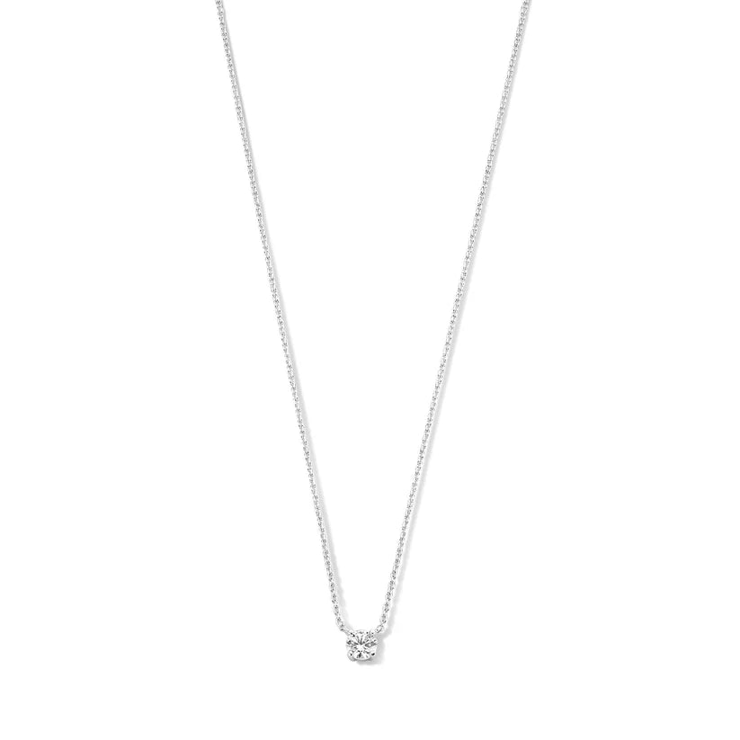 Collar Cléa con Piedra Moissanita | Oro
