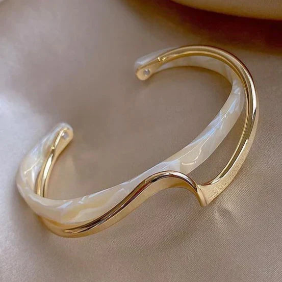 Pulsera Brillo de Ópalo Dorado | Oro