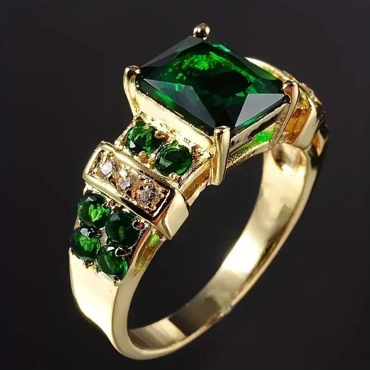 Anillo de Esmeralda Exquisito - Oro