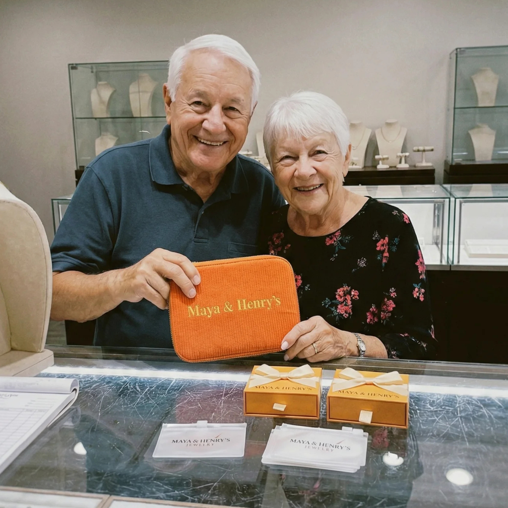 Collar Corazón de Amatista | Oro blanco