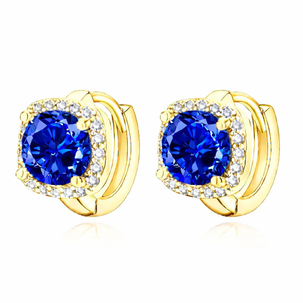 Aretes Nadine Zafiro | Oro
