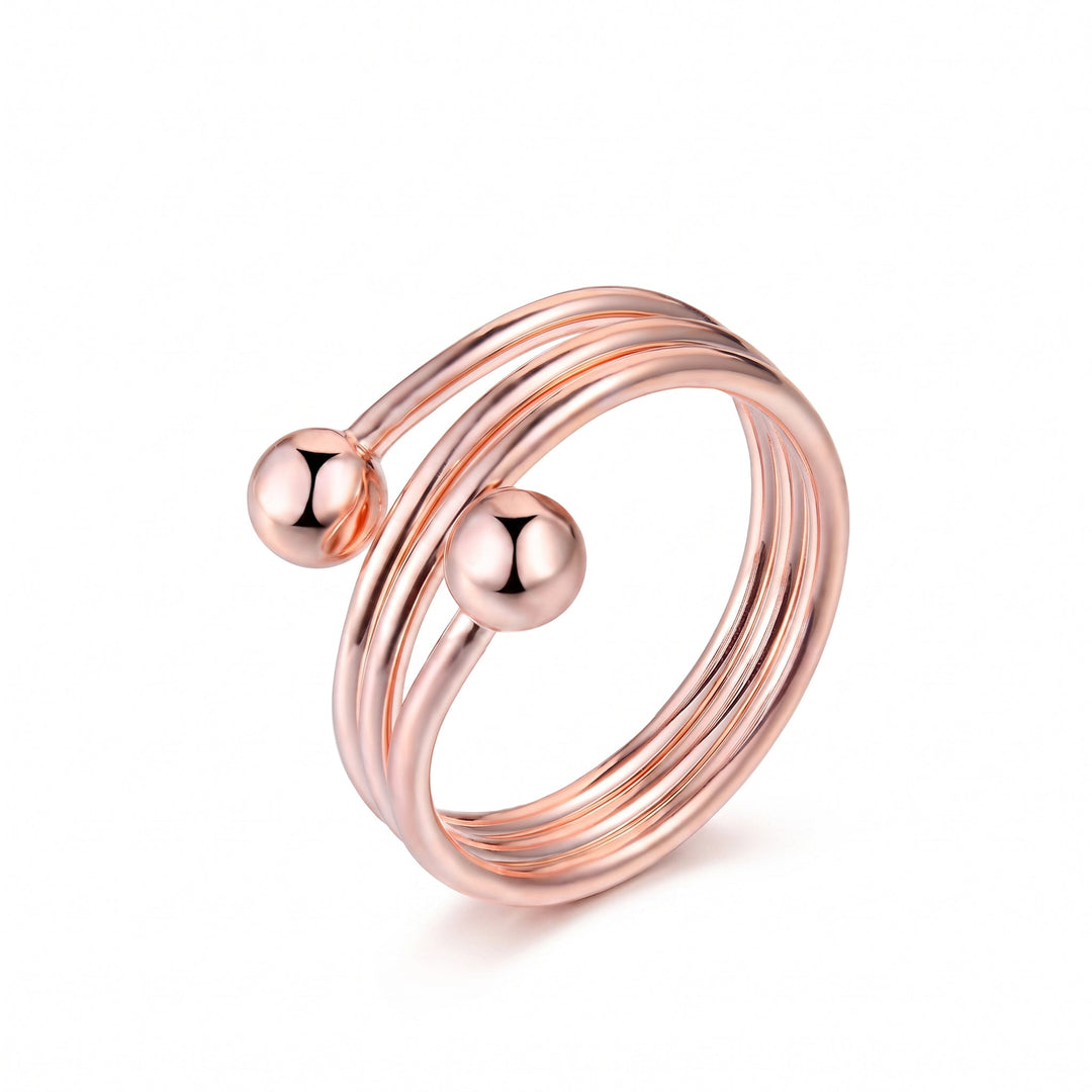 Anillo Ondulado de Cobre