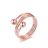 Anillo Ondulado de Cobre