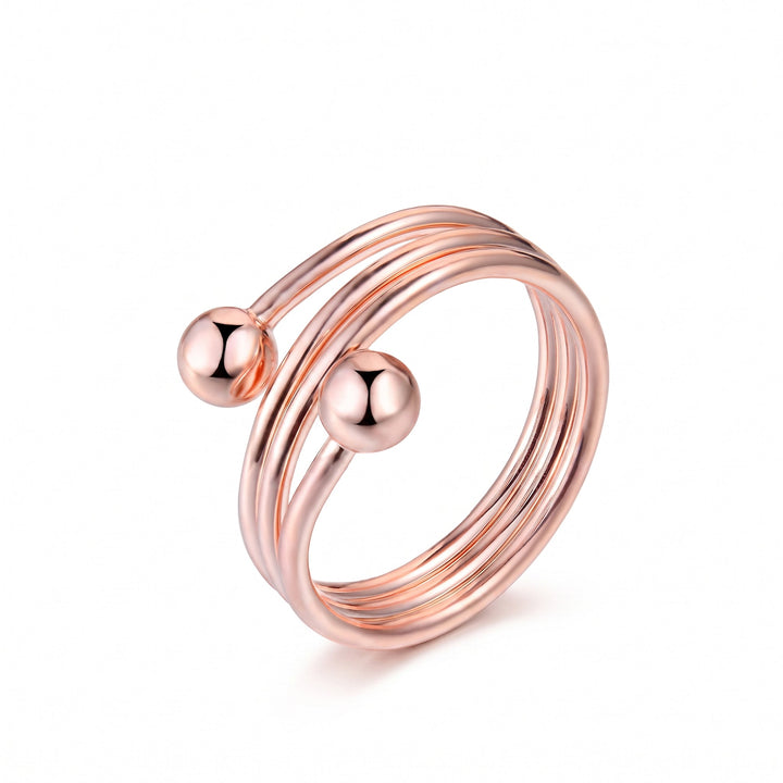 Anillo Ondulado de Cobre