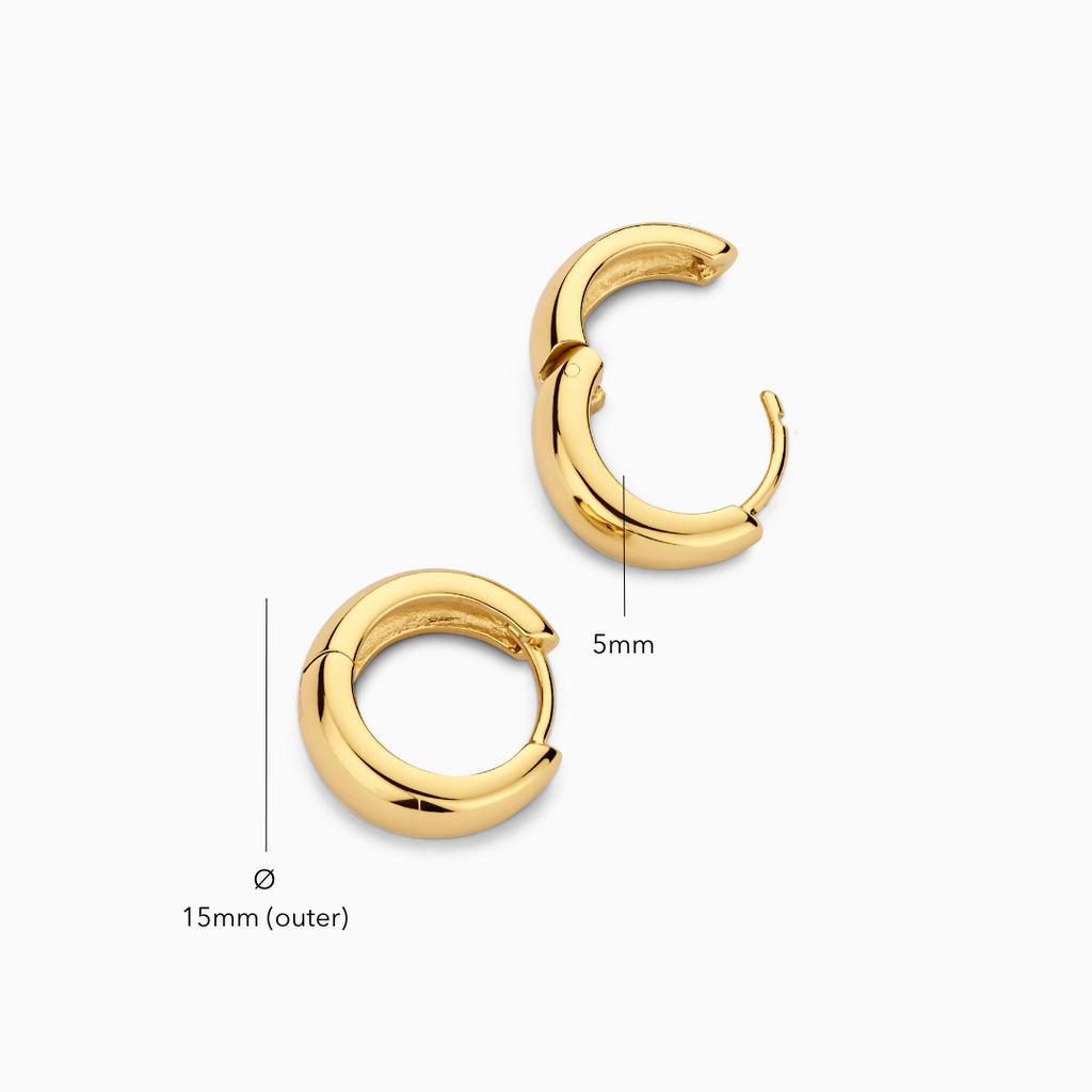 Arracadas Rue | Oro