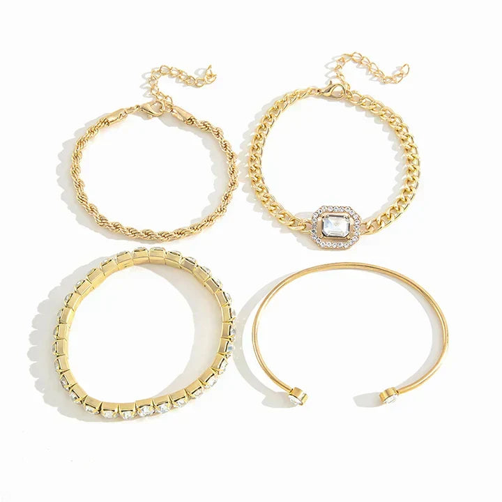 Juego de Pulseras Domitia Calvina | Oro